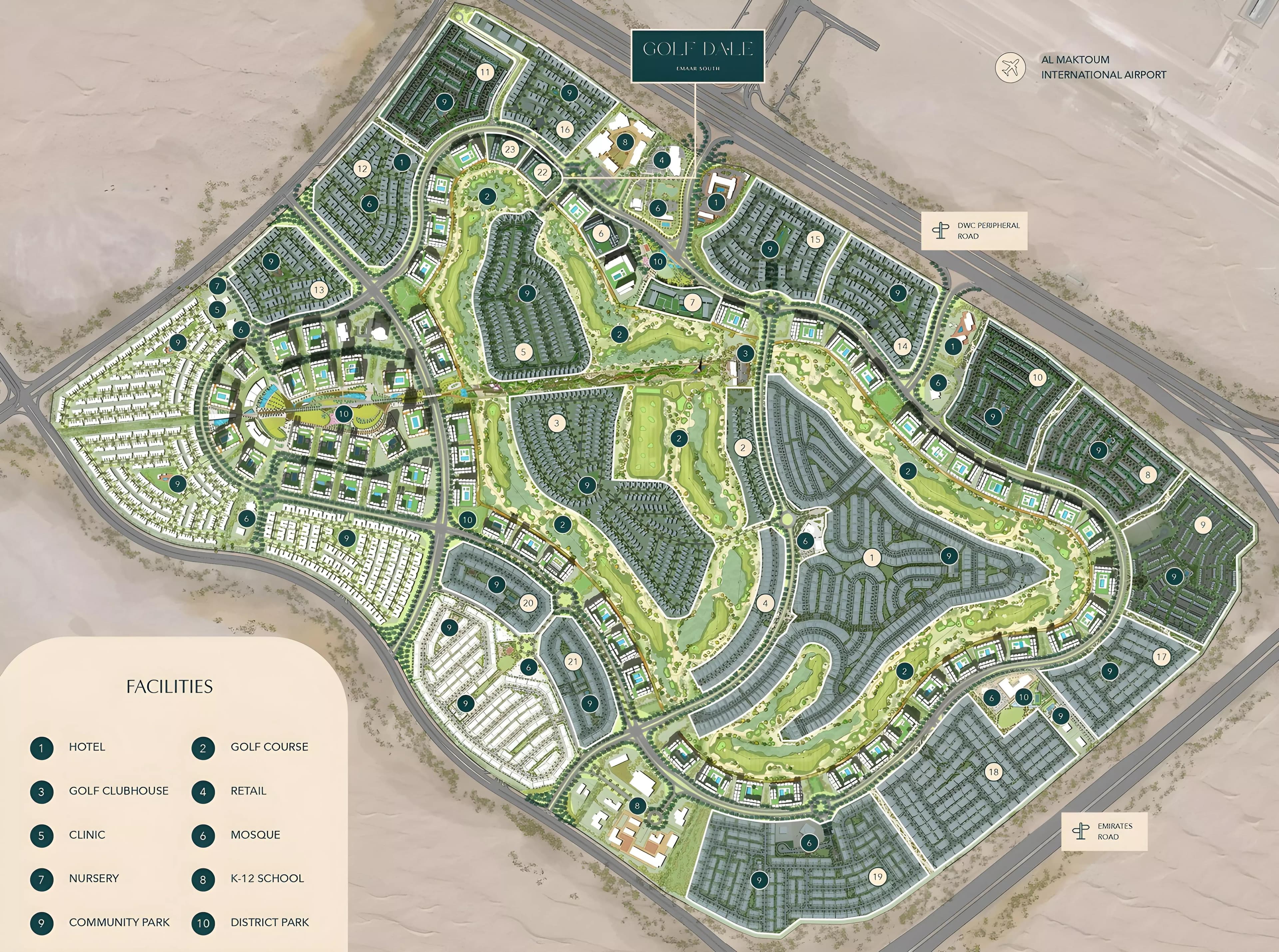 Golf Dale by Emaar Properties, Emaar South – 1 to 3 Bedroom Apartments and Townhouses