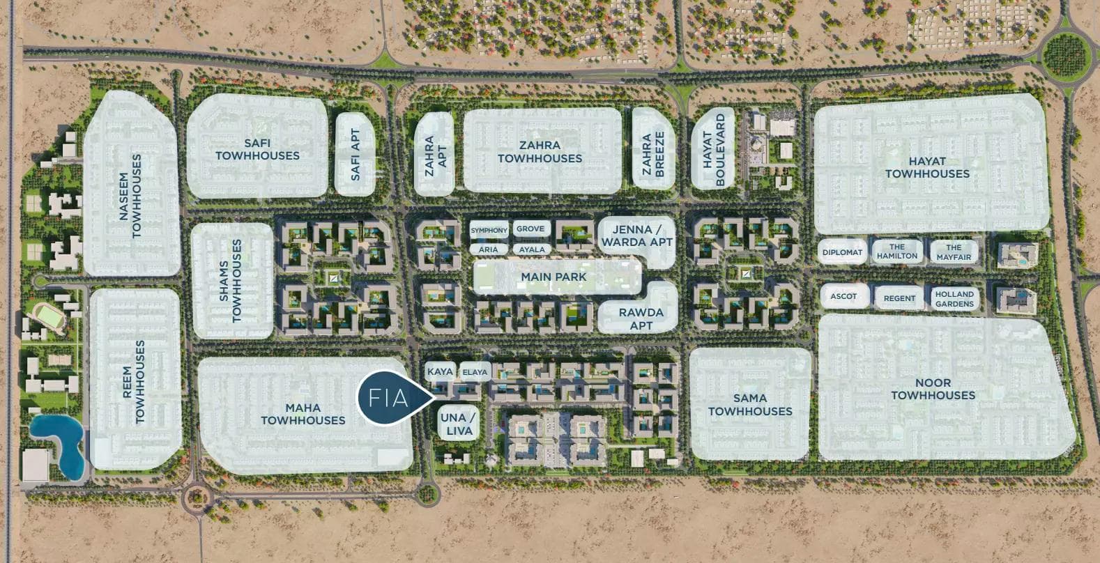 FIA by Nshama, Town Square – 1 to 3 Bedroom Apartments