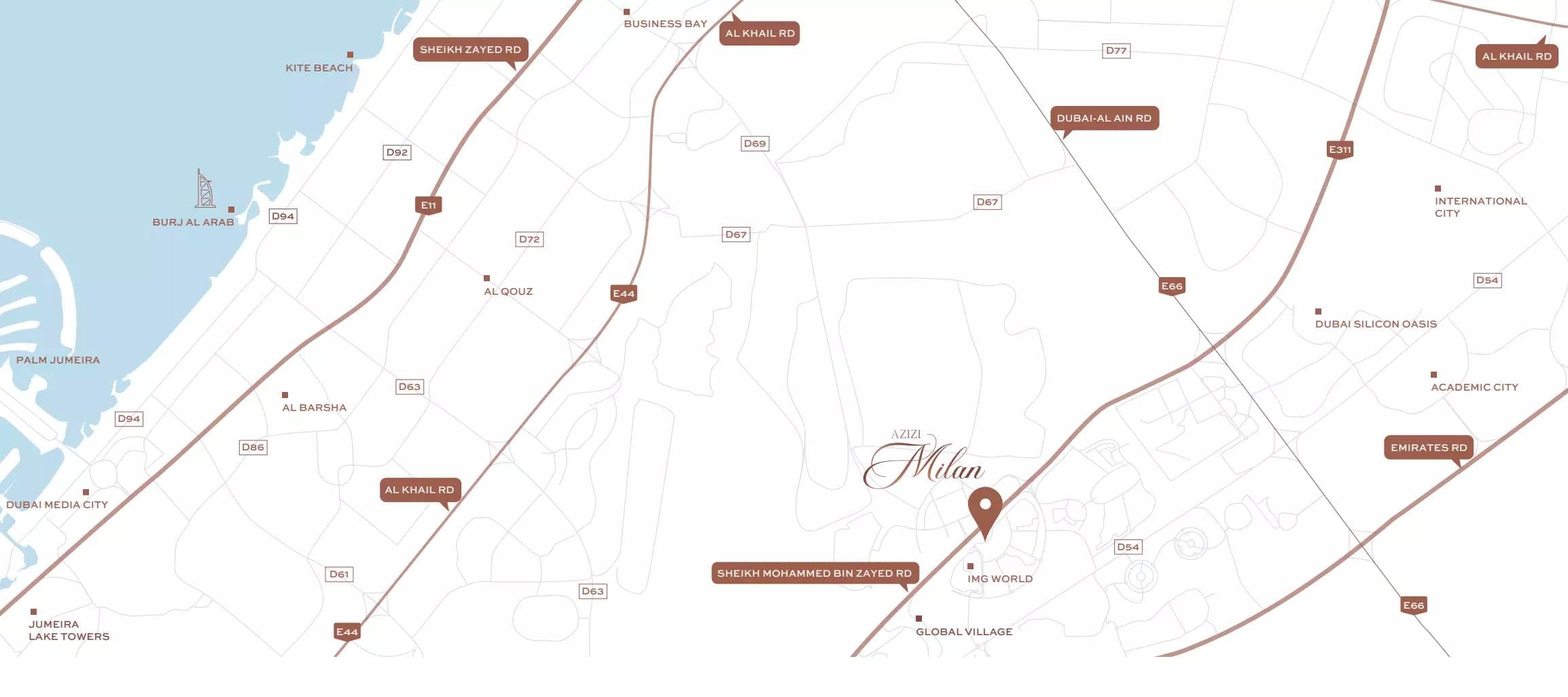 Azizi Milan 30 by Azizi, City of Arabia – Studio to 3 Bedroom Apartments