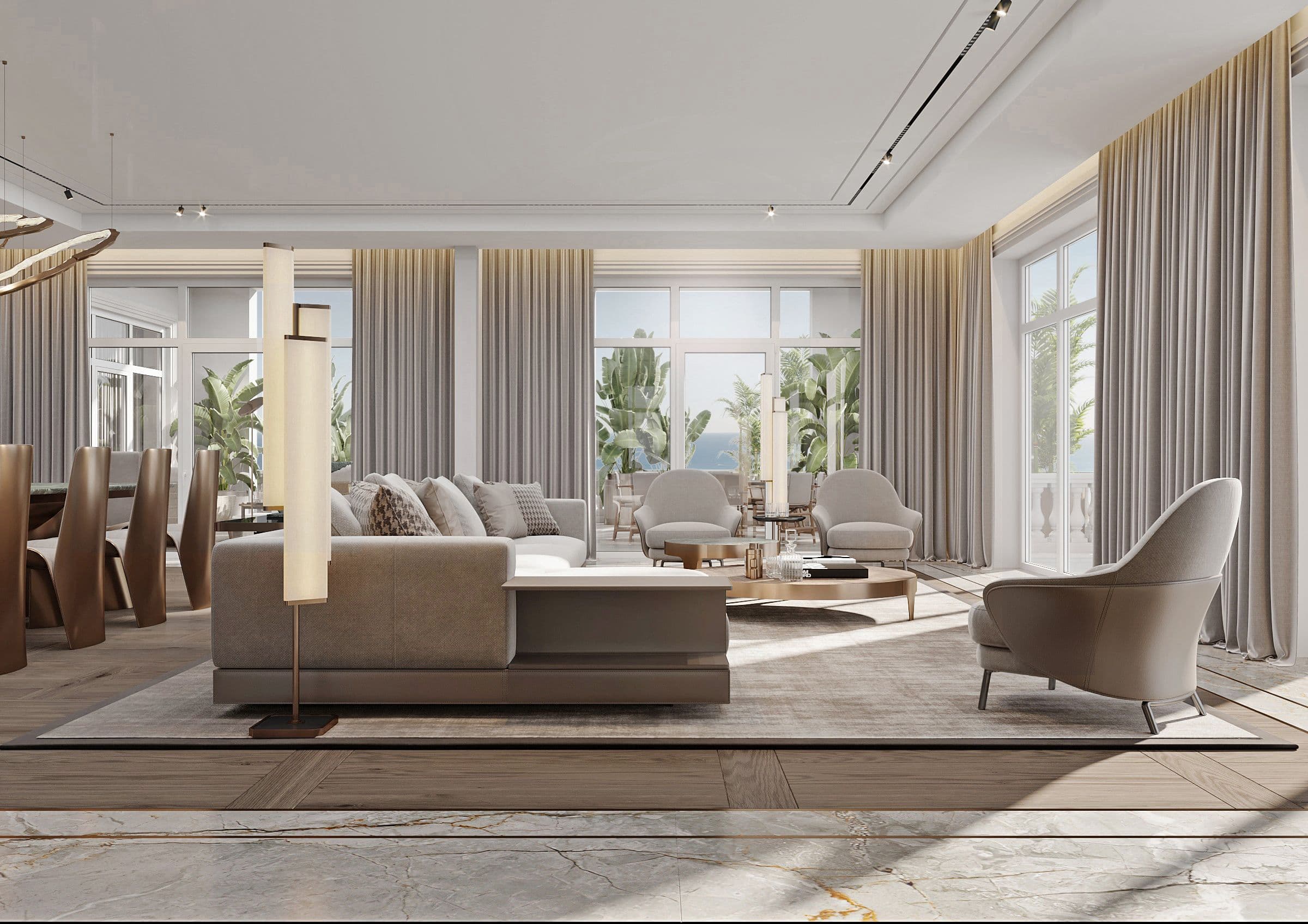 Raffles Residences & Penthouses by Emerald Place, Palm Jumeirah – 2 to 5 Bedroom Apartments, Penthouses & Villas - Gallery Image 1