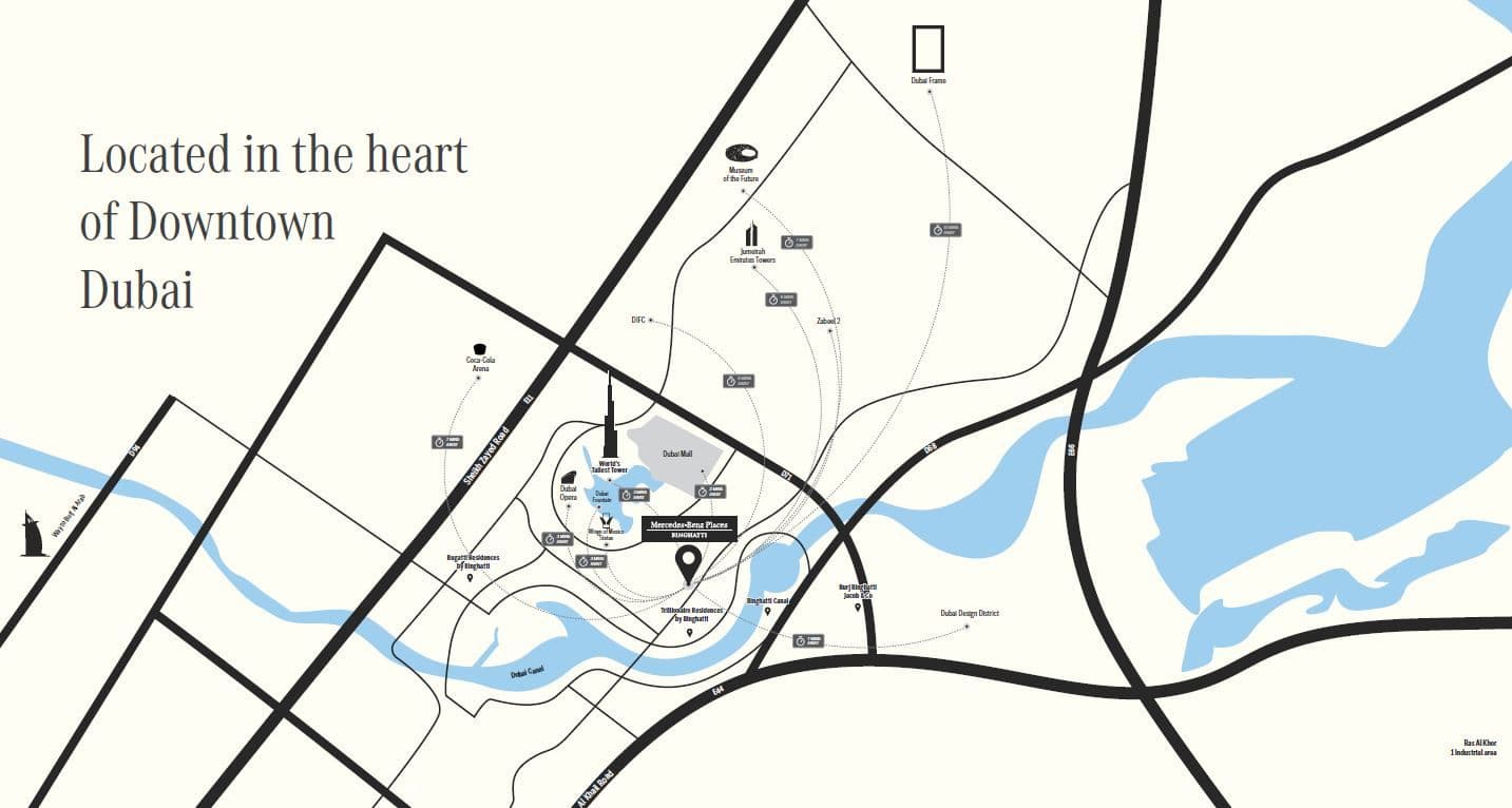 Mercedes-Benz Places by Binghatti, Downtown Dubai – 2 to 5 Bedroom Luxury Residences