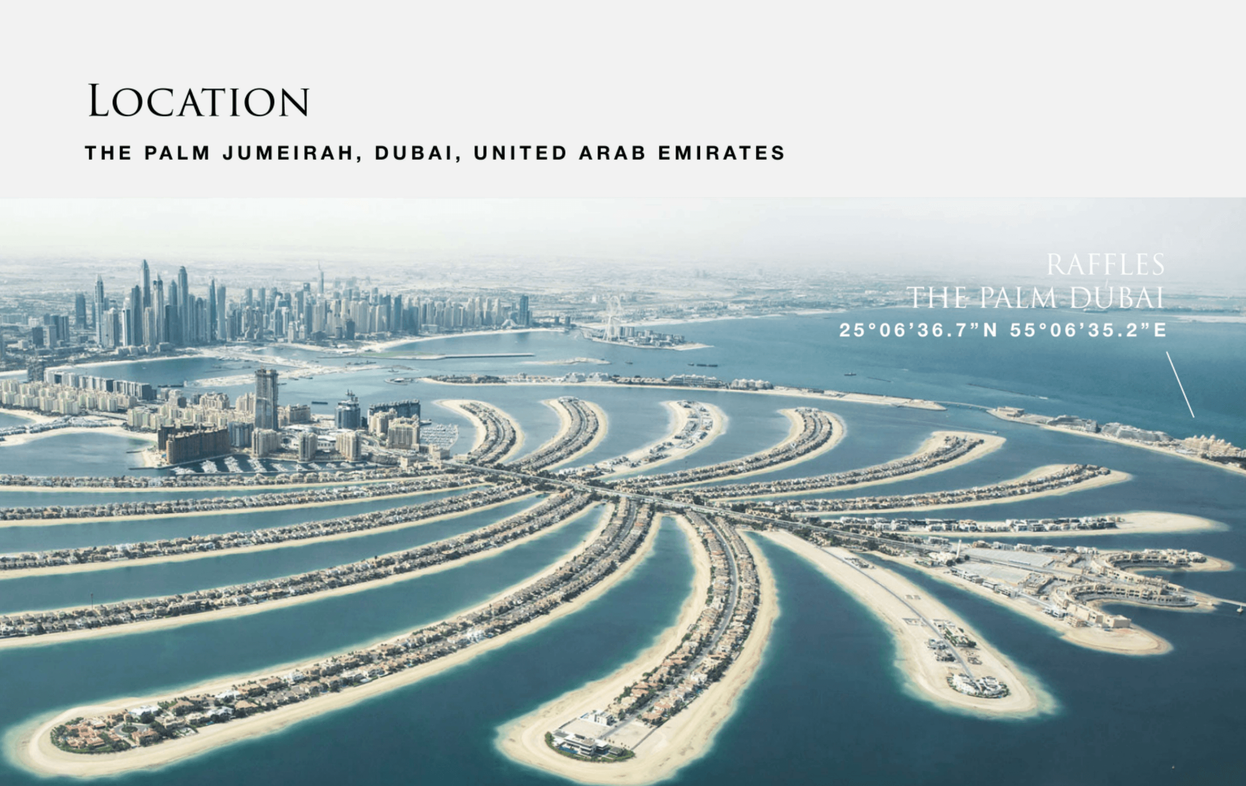 Raffles Residences & Penthouses by Emerald Place Group, Palm Jumeirah – 2 to 5 Bedroom Apartments, Penthouses & Villas