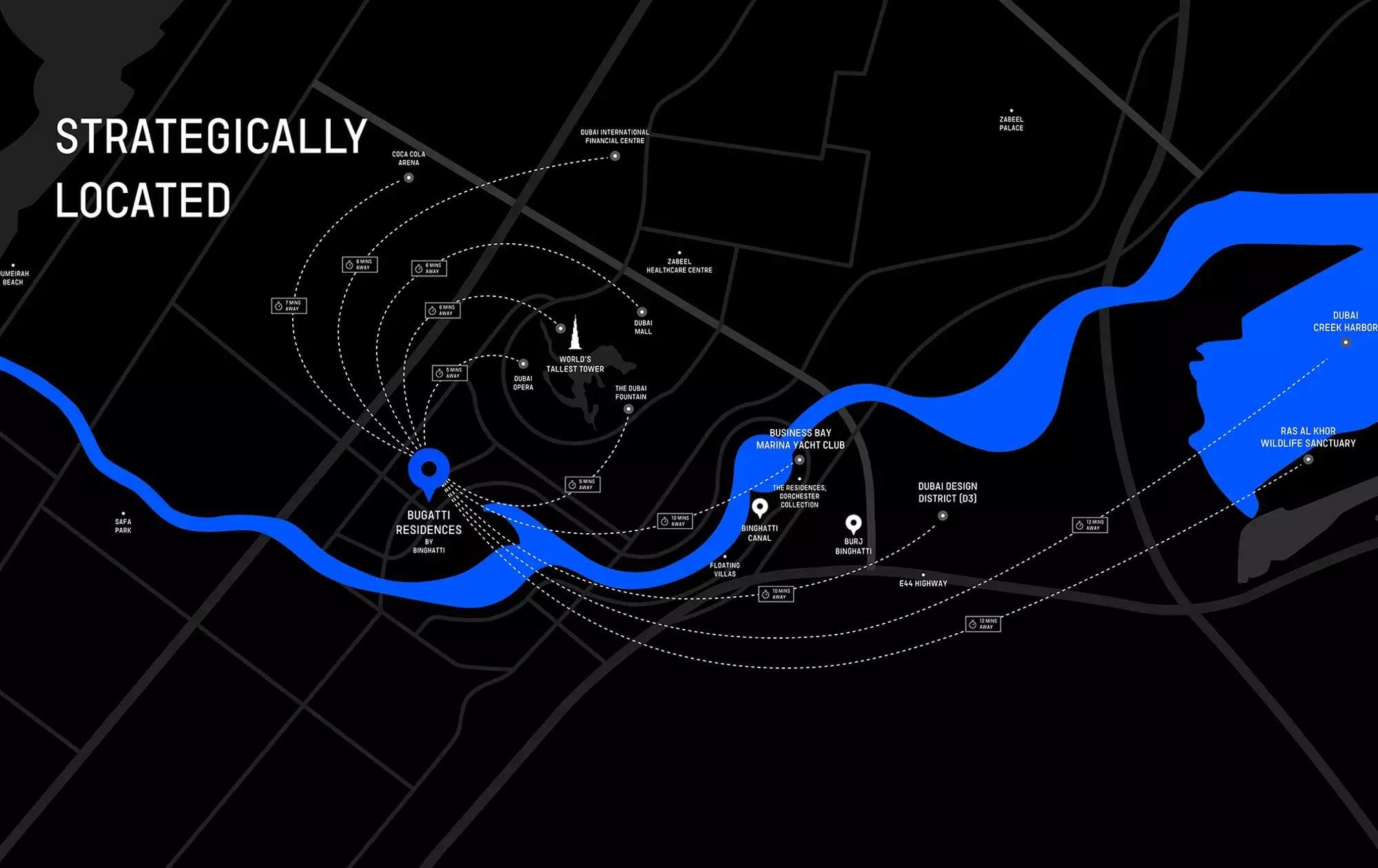 Bugatti Residences by Binghatti, Business Bay – 2 to 4 Bedroom Riviera Mansions & Sky Mansion Penthouses