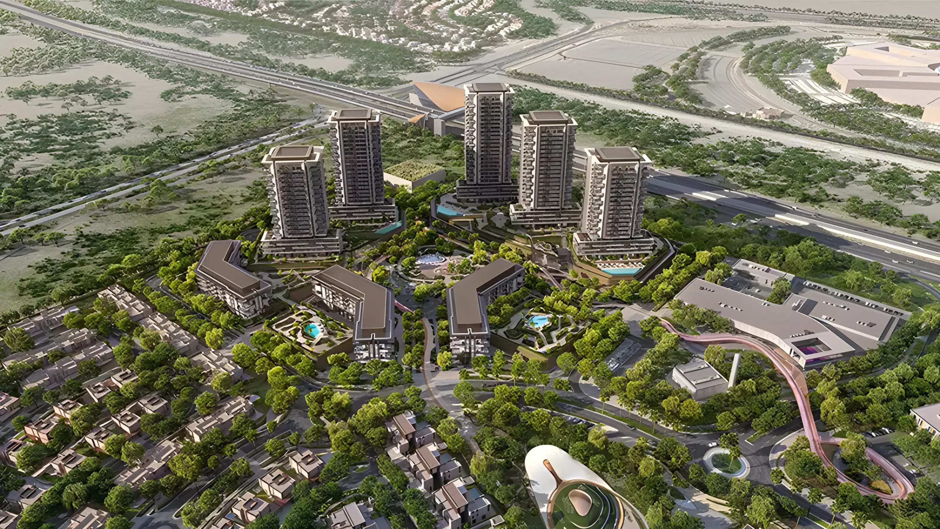 Rise at Athlon, Azul by Aldar Properties, Dubailand – 1 to 3 Bedroom Apartments - Gallery Image 1