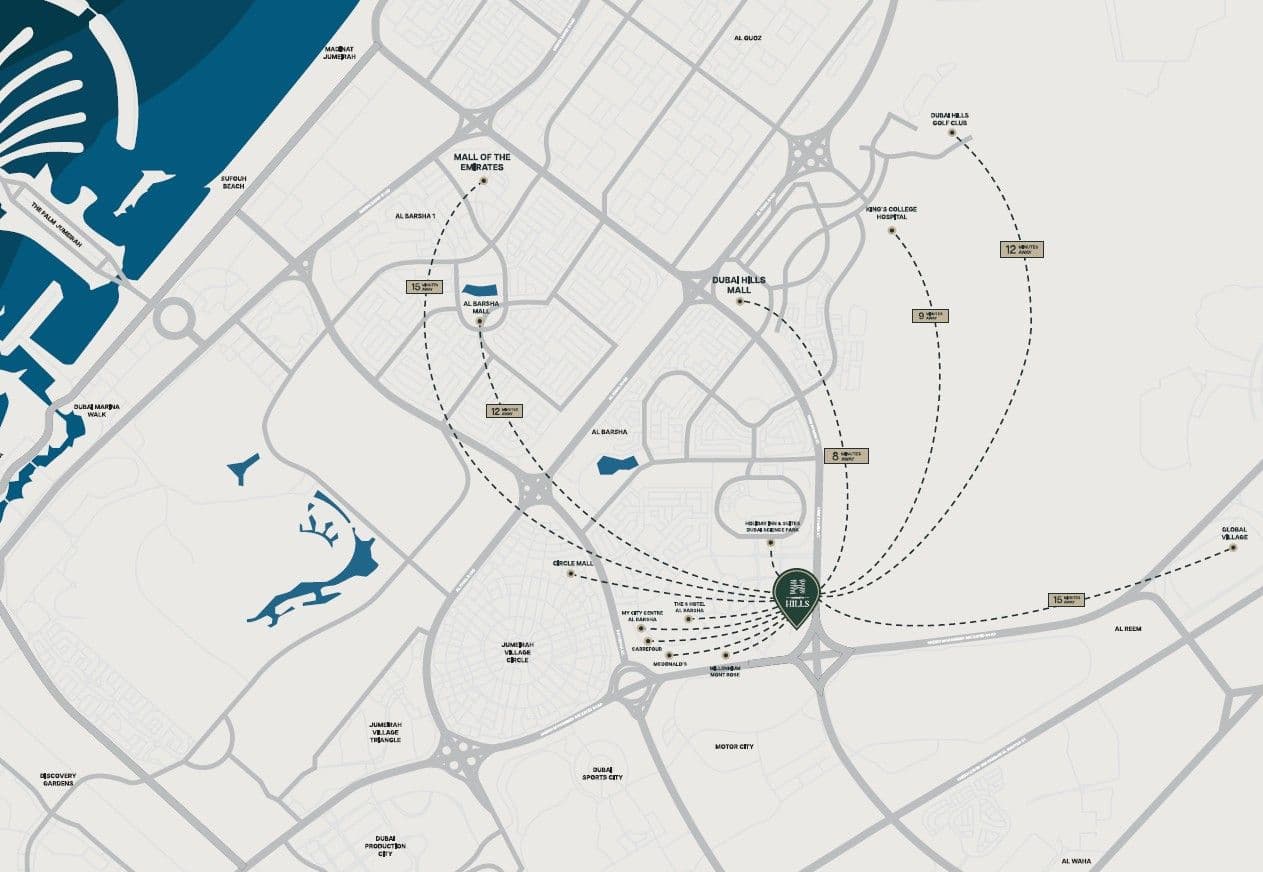 Binghatti Hills by Binghatti, Dubai Science Park - Studio - 2 Bedroom Apartments