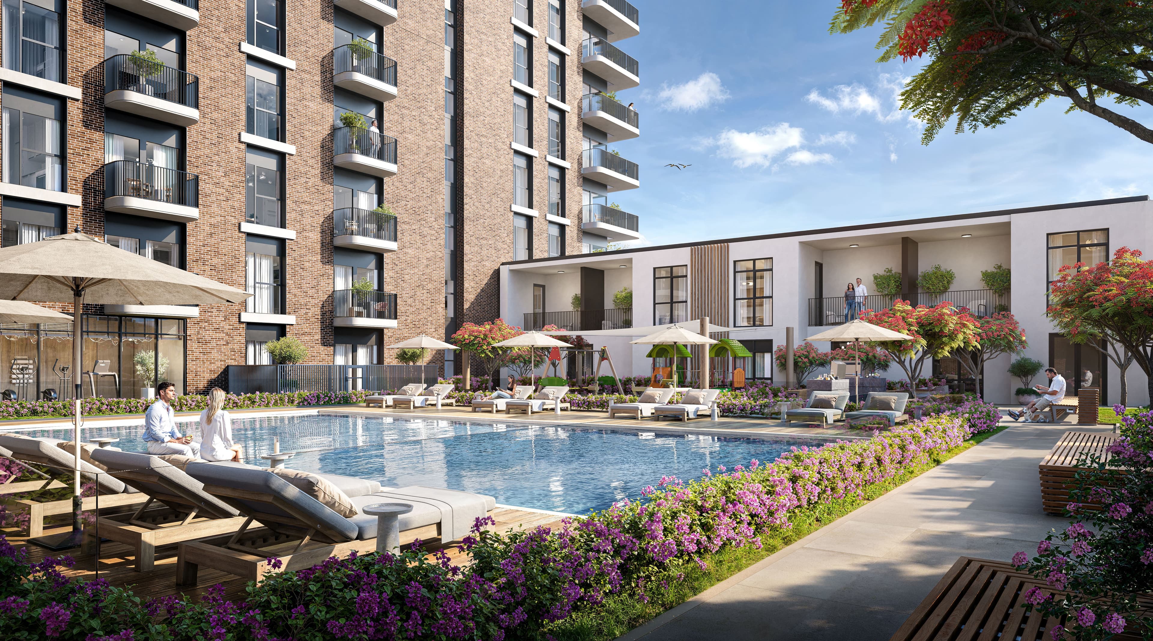 Berkshire Park by Nshama, Town Square – 1 to 3 Bedroom Apartments and Duplexes - Gallery Image 2