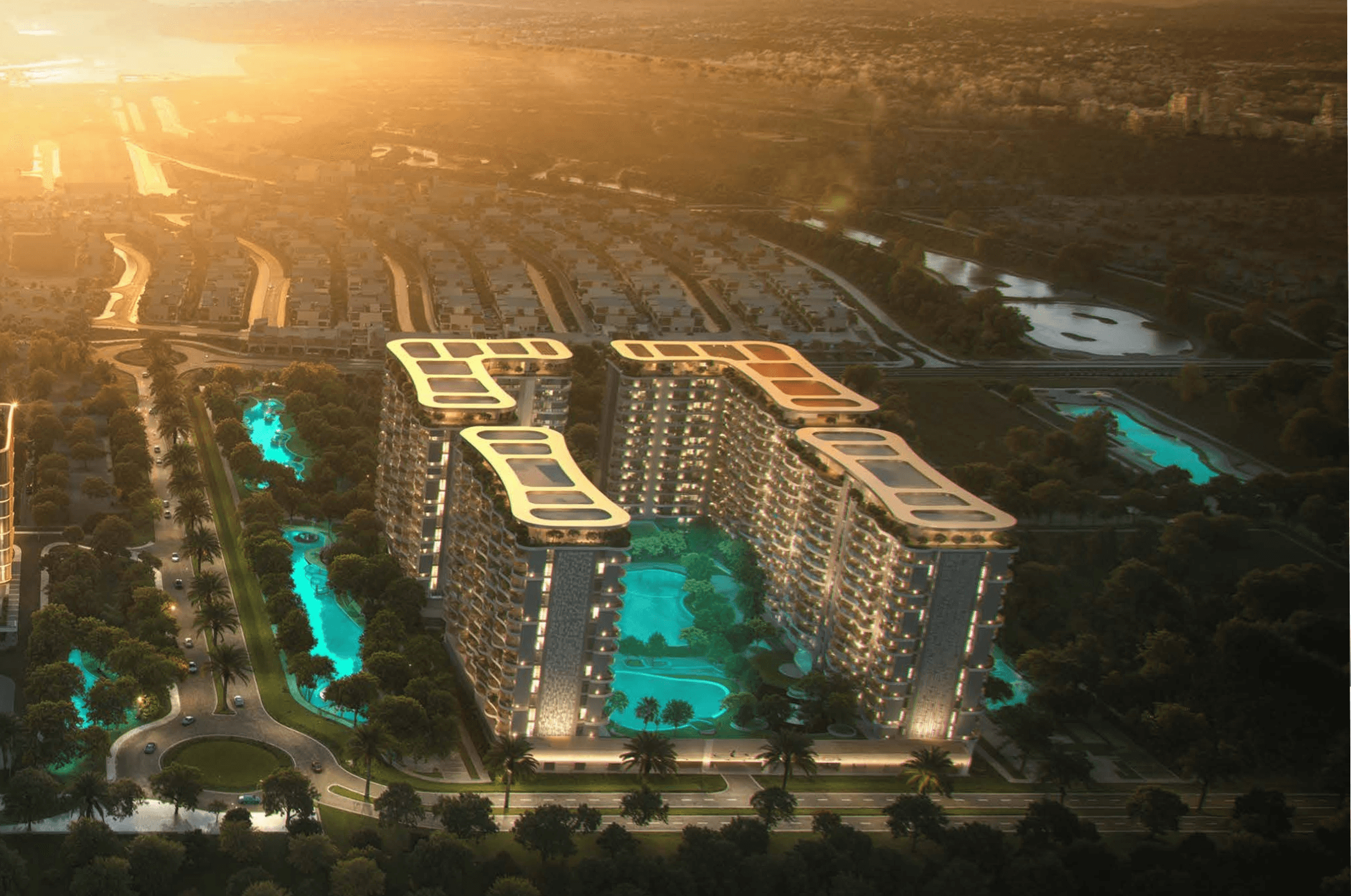 Valencia by Damac, Damac Lagoons – Studio to 2 Bedroom Apartments - Gallery Image 1