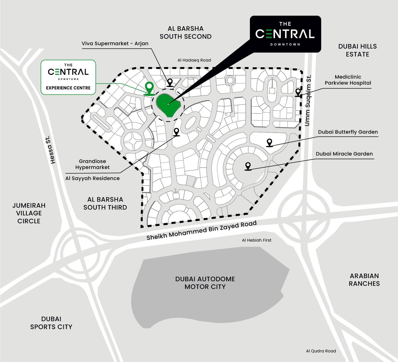 The Central Downtown by Aqua Developments, Arjan – Studio to 3 Bedroom Apartments