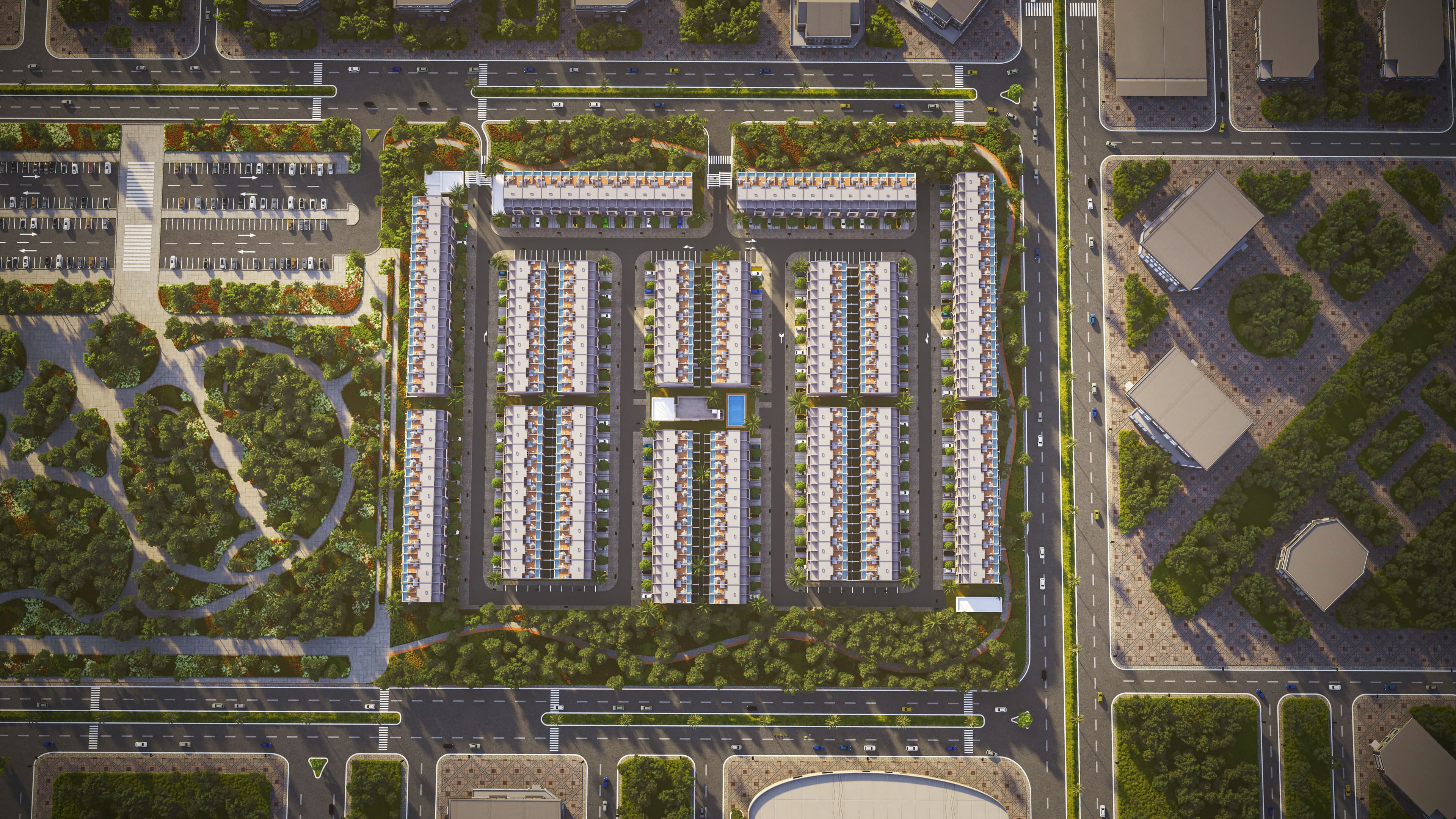 Reportage Village by Reportage, Khalifa City – 4 Bedroom Townhouses