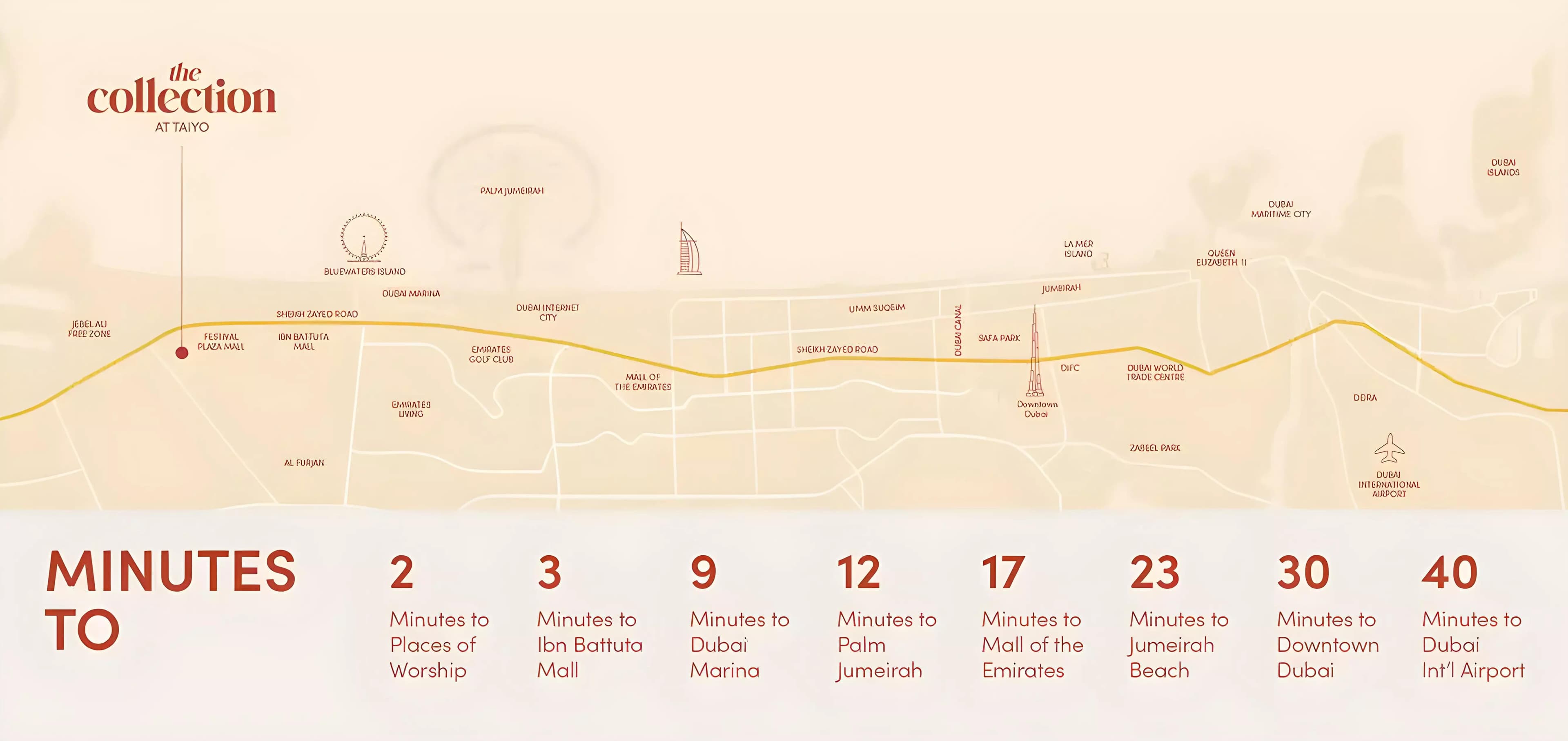 The Collection at Taiyo by LMD, Wasl Gate – Studio to 3 Bedroom Apartments