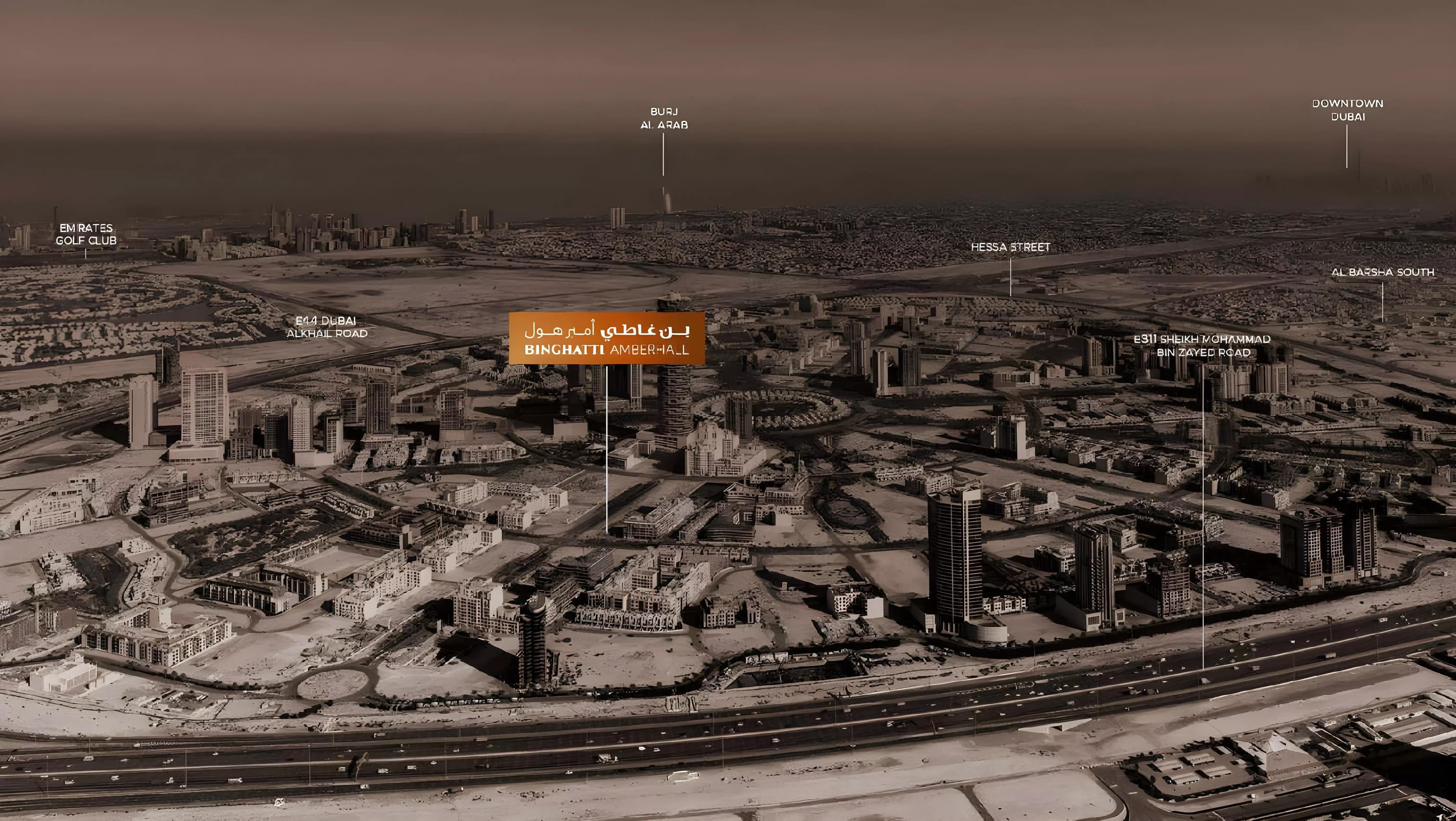 Binghatti Amber Hall by Binghatti, Jumeirah Village Circle — Studio to 2 Bedroom Apartments