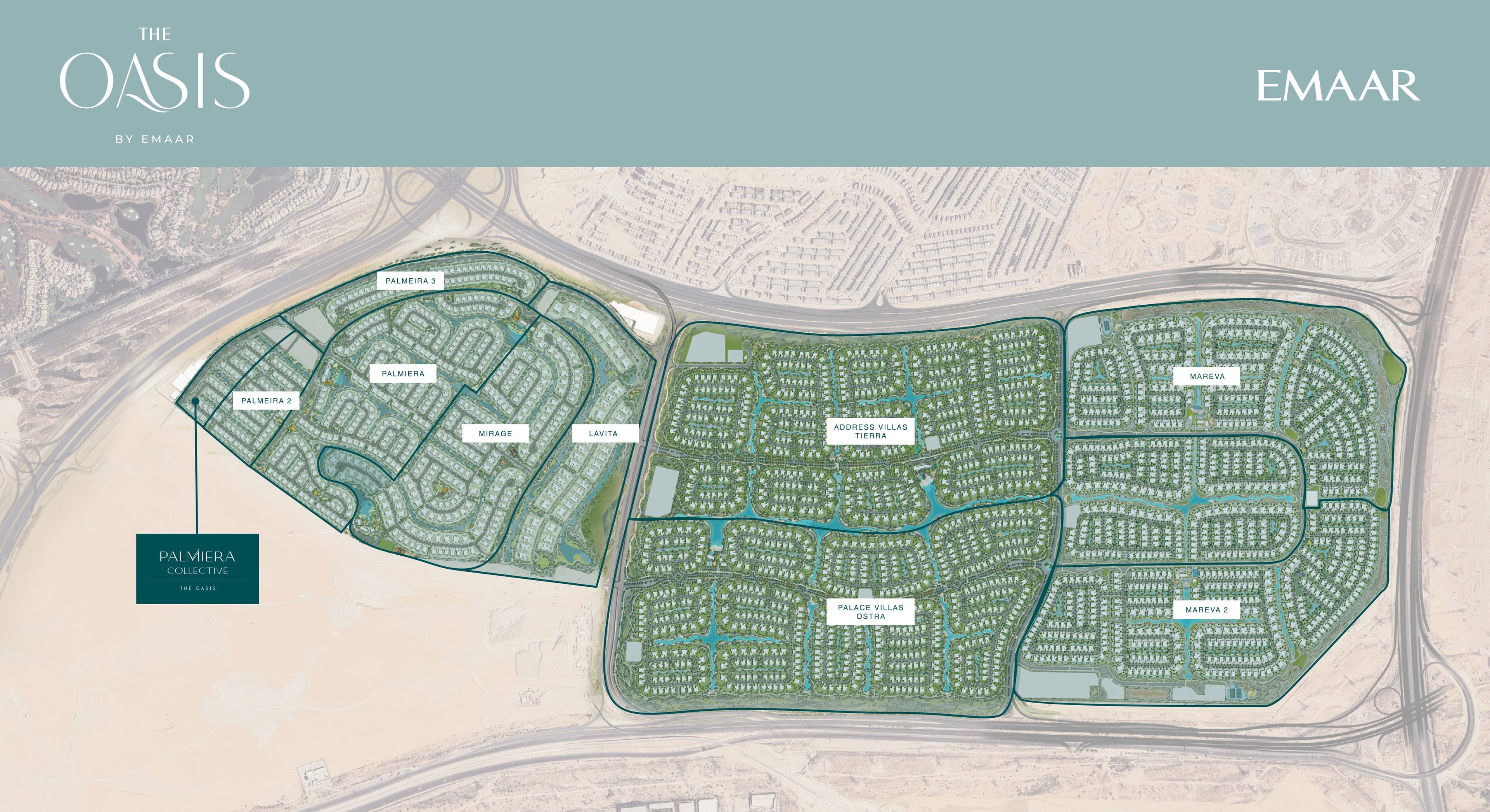 Palmiera Collective by Emaar, The Oasis – 4 Bedroom Villas