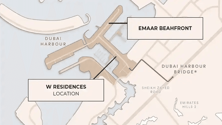 W Residences by Arada, Dubai Harbour – 1 to 5 Bedroom Apartments, Duplexes & Penthouses