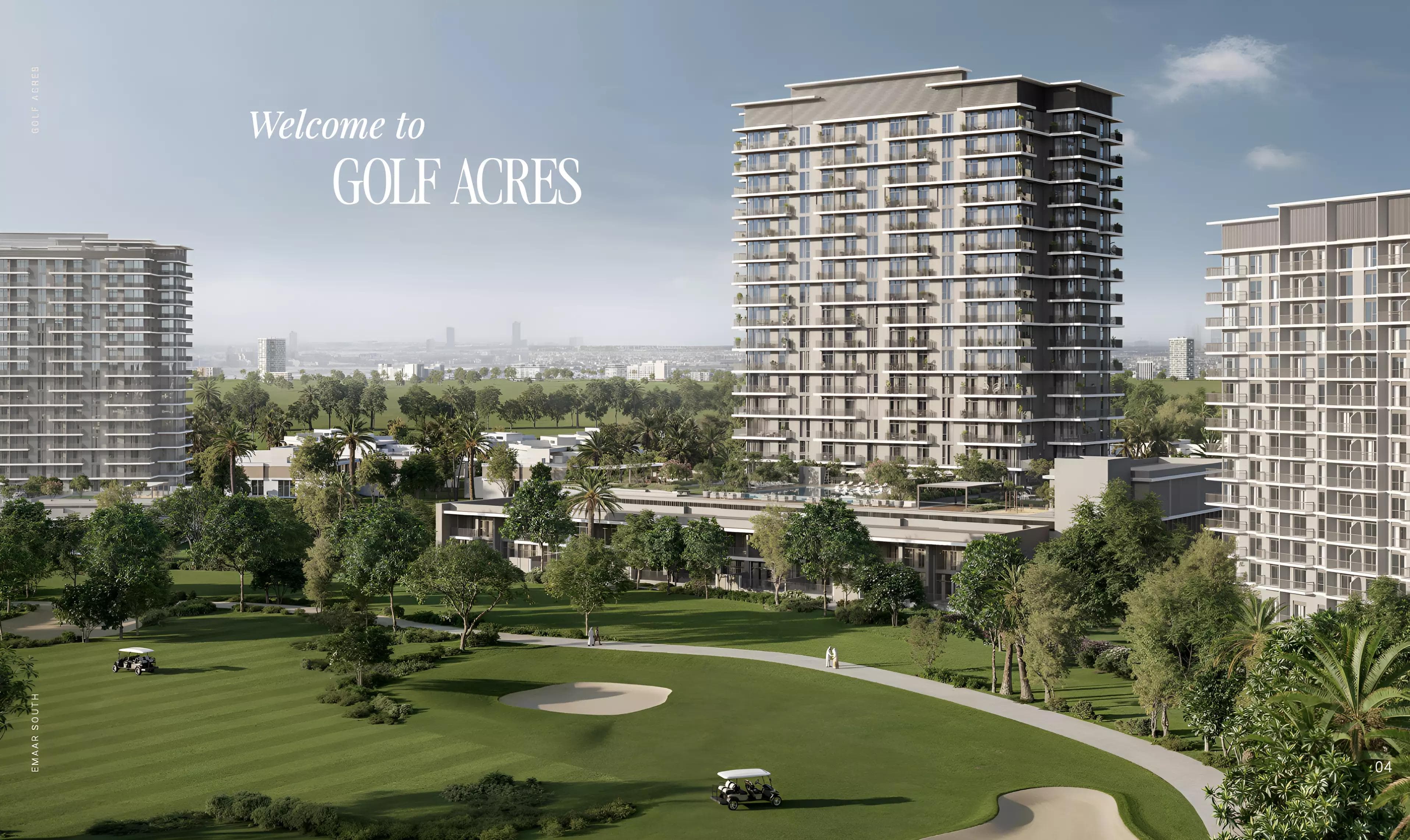 Golf Acres by Emaar Properties, Emaar South – 1 to 3 Bedroom Apartments and Townhouses