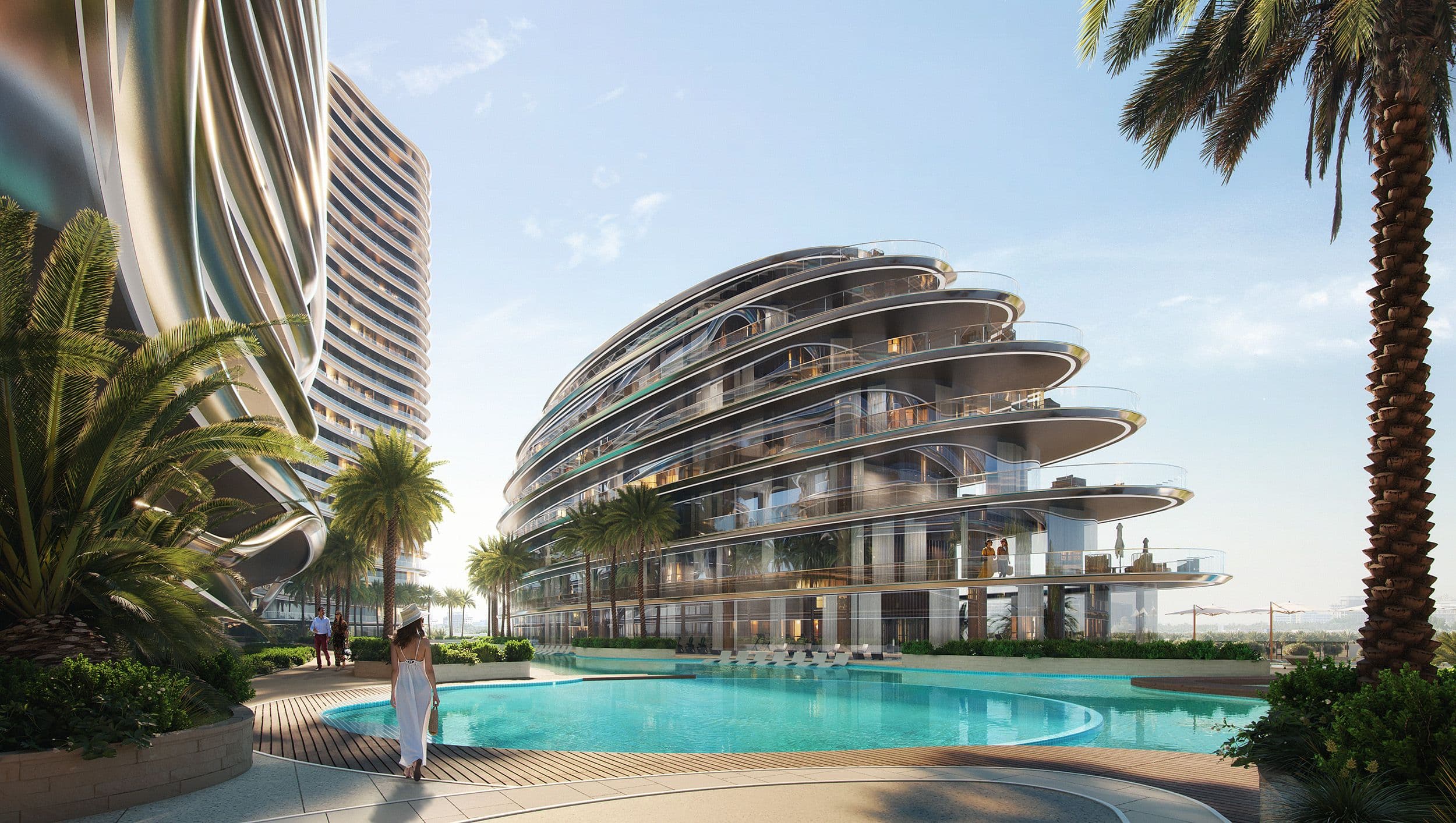 Binghatti Aquarise by Binghatti, Business Bay – Studio to 4 Bedrooms Apartments - Gallery Image 1