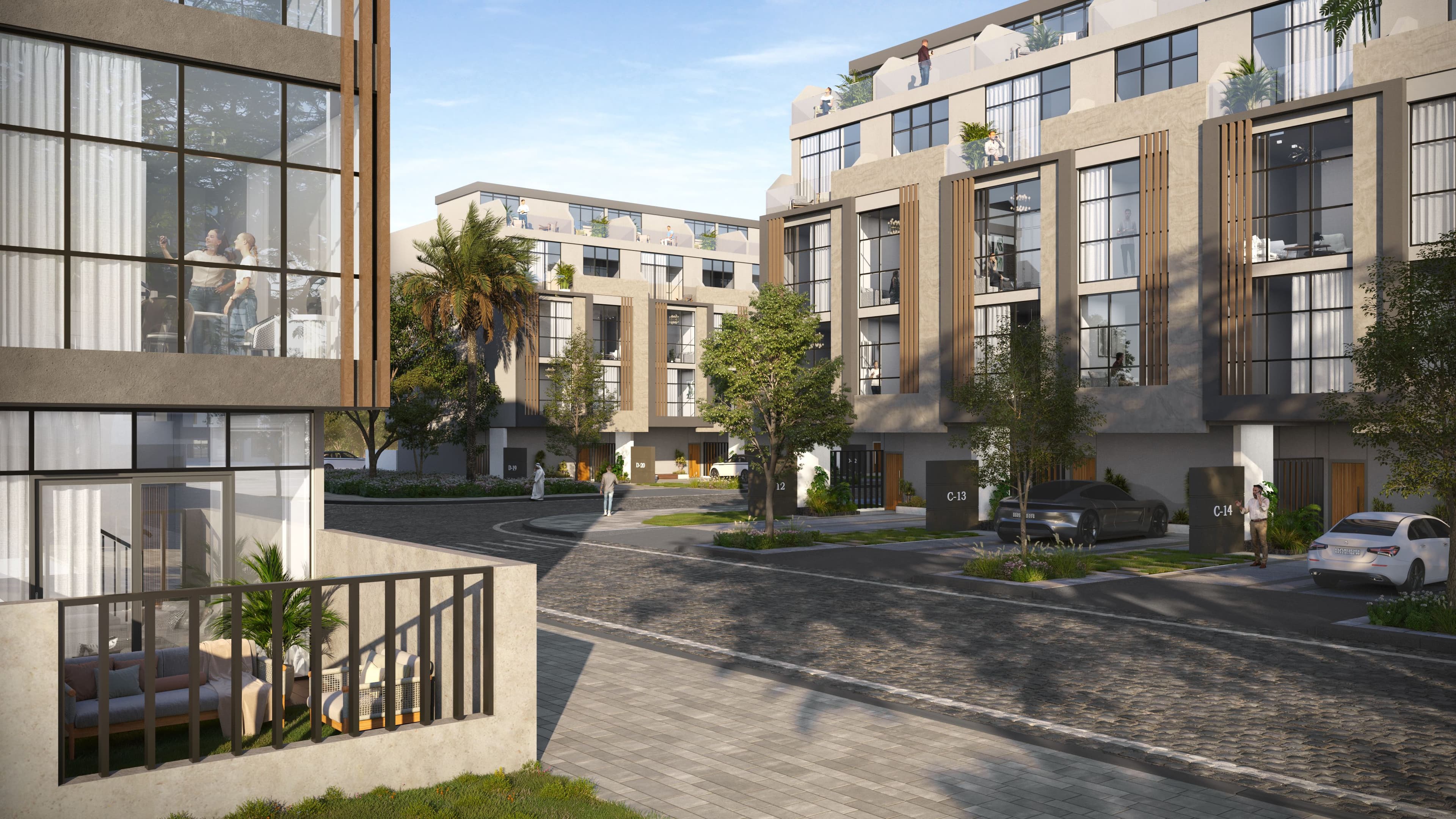 Reportage Village by Reportage, Khalifa City – 4 Bedroom Townhouses - Gallery Image 3