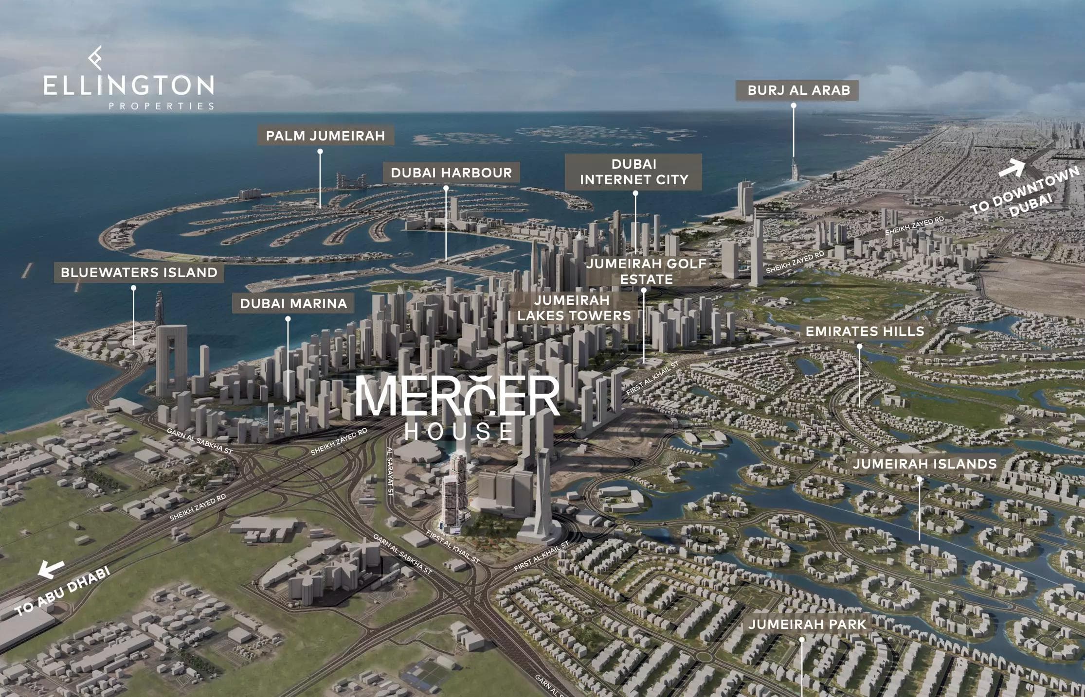 Mercer House by Ellington Properties, Uptown Dubai – Studio to 4 Bedroom Apartments and Penthouses