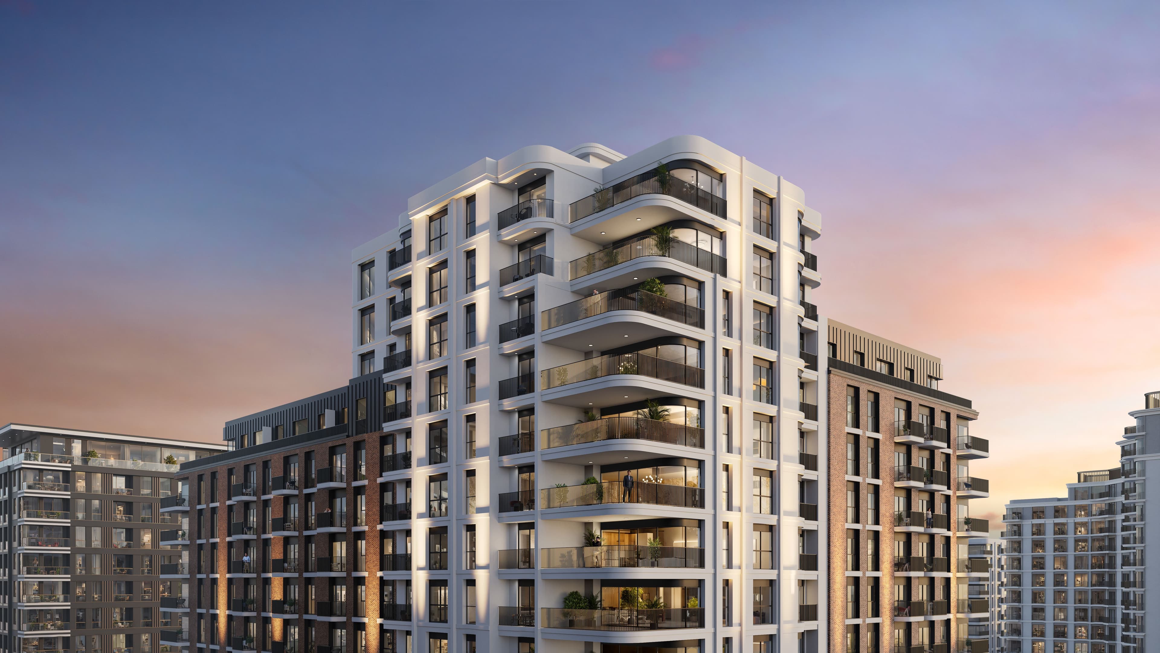 Berkshire Park by Nshama, Town Square – 1 to 3 Bedroom Apartments and Duplexes