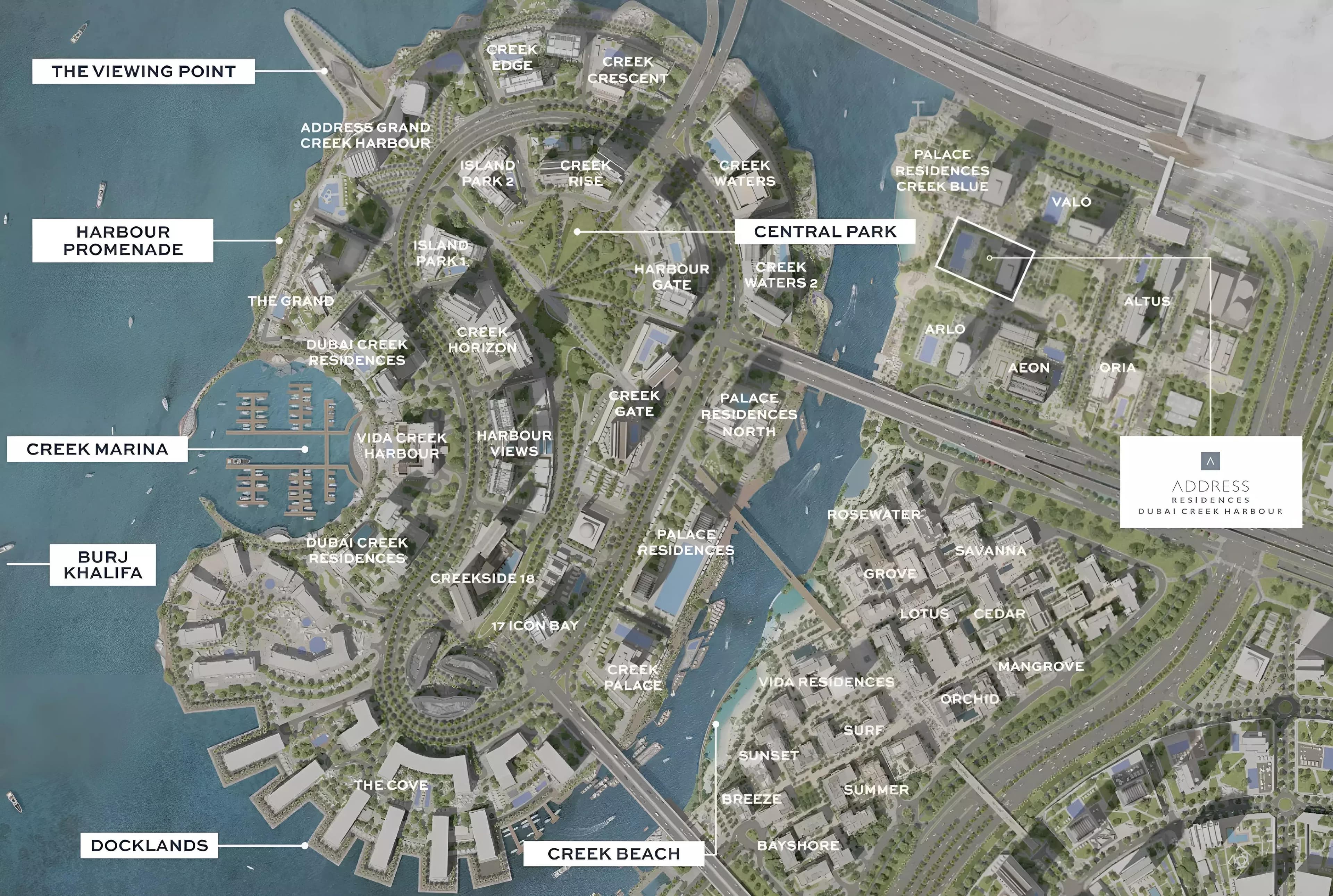 Address Residences by Emaar Properties, Dubai Creek Harbour – 1 to 3 Bedroom Apartments and Townhouses
