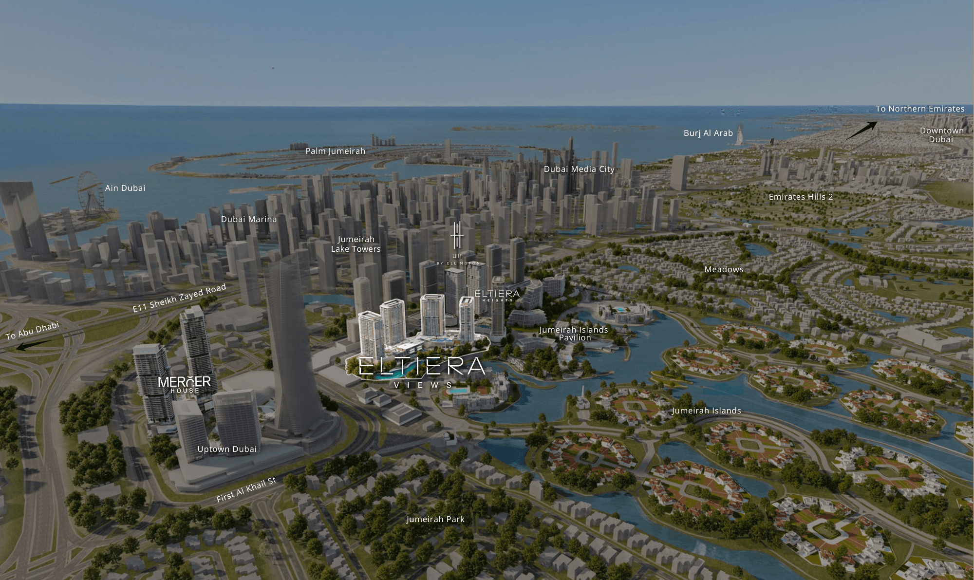 Eltiera Views by Ellington, Jumeirah Islands – 1 to 4 Bedroom Apartments & Penthouses