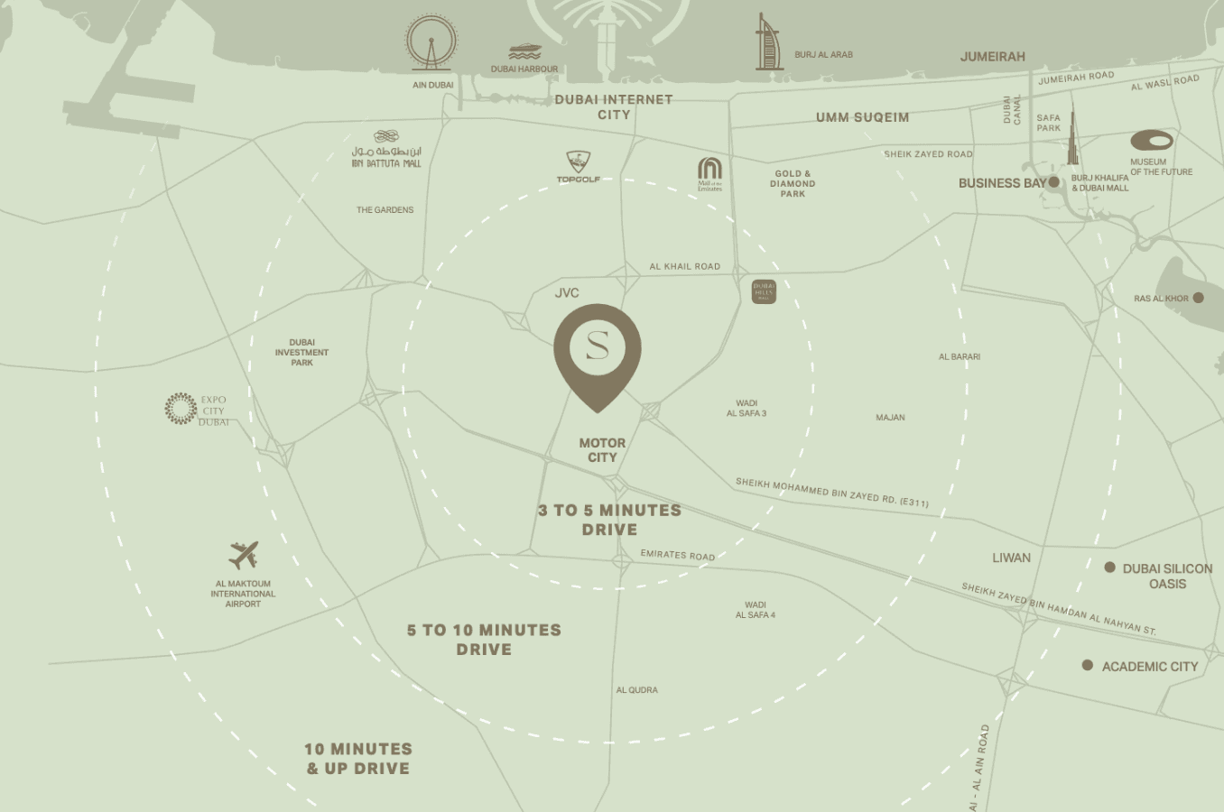 Binghatti SkyTerraces by Binghatti, Motor City – Studio to 3 Bedroom Apartments