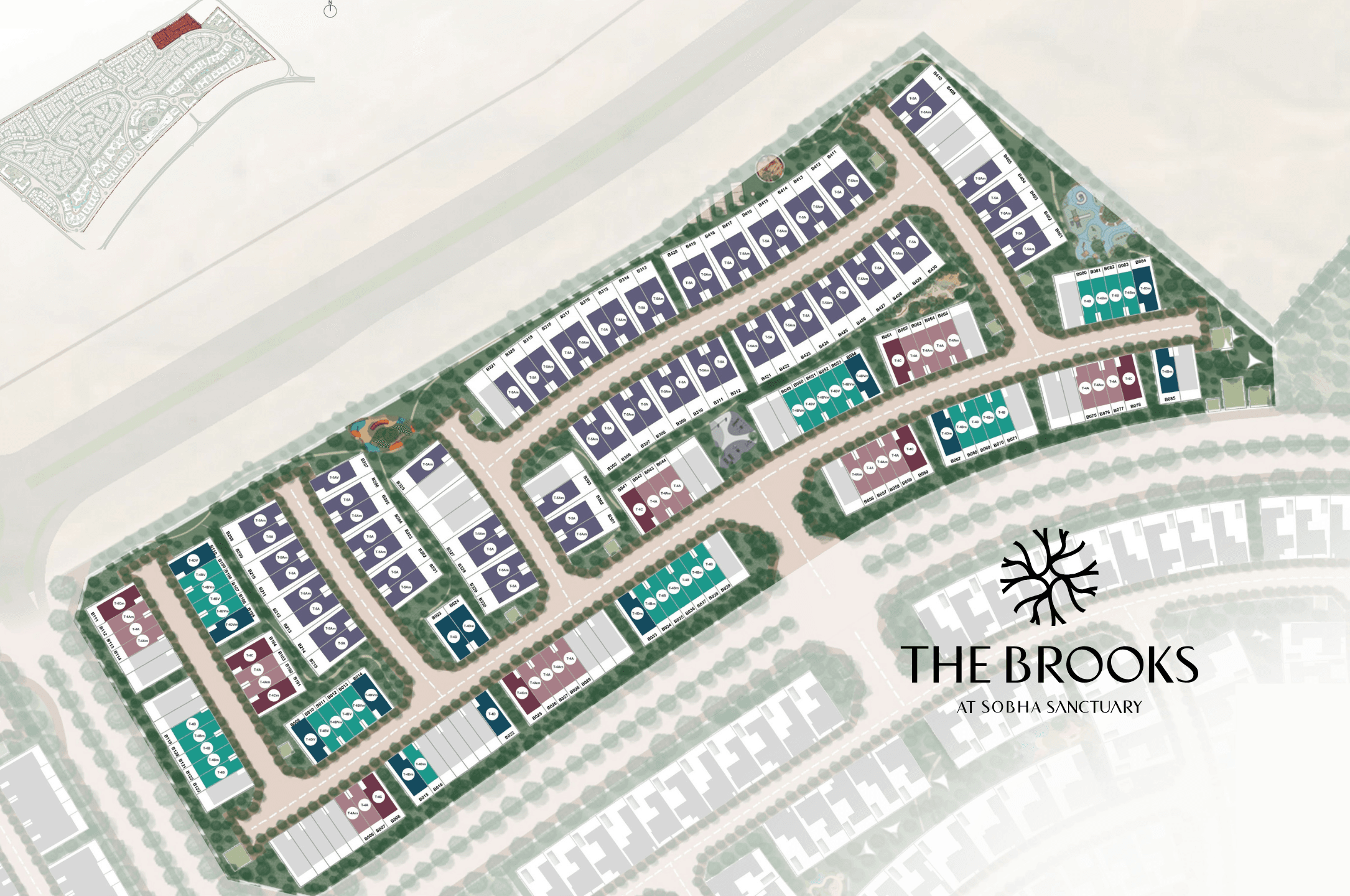 The Brooks at Sobha Sanctuary By Sobha, Dubai Land – 4 & 5 Bedroom Villas