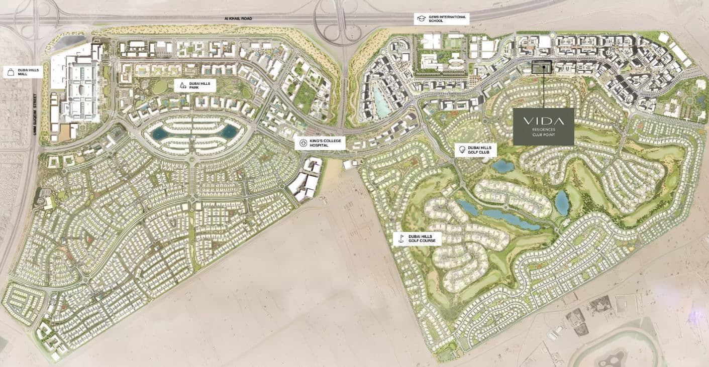 Vida Residences Club Point by Emaar Properties, Dubai Hills Estate – 1 to 3 Bedroom Apartments