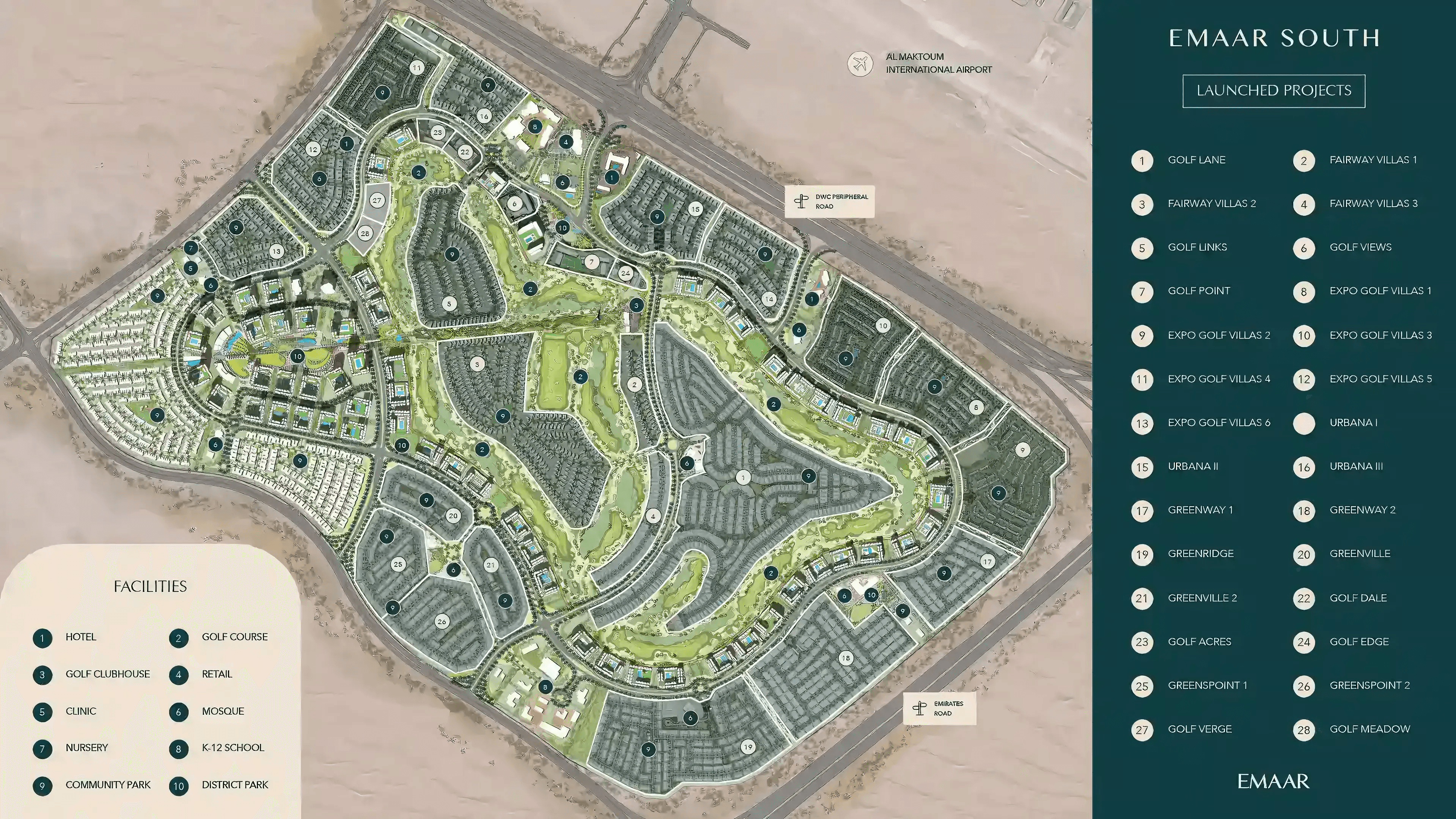 Golf Verge by Emaar, Emaar South – 1 to 3 Bedroom Apartments & Townhouses