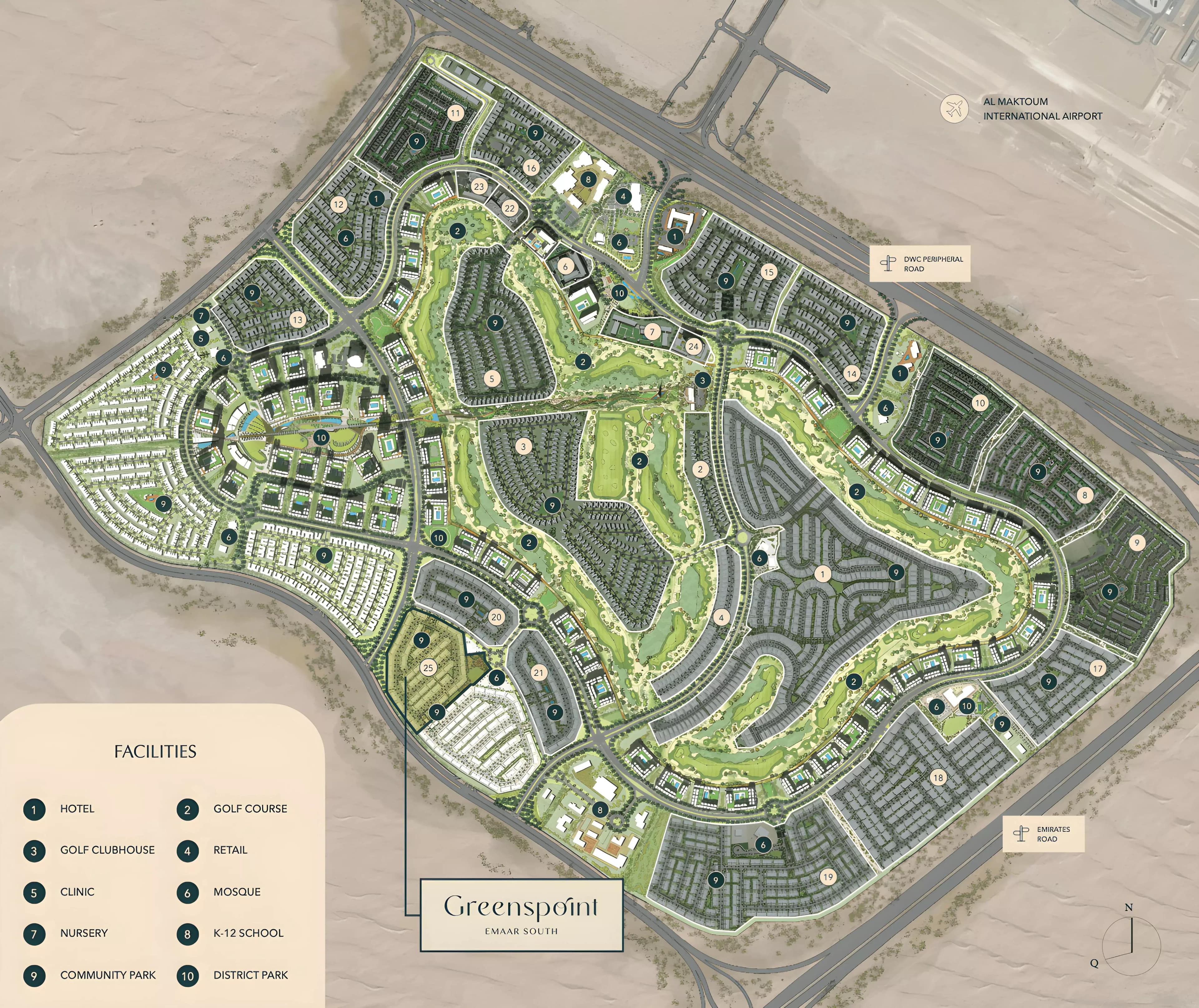 Greenspoint by Emaar Properties, Emaar South – 3 and 4 Bedroom Villas