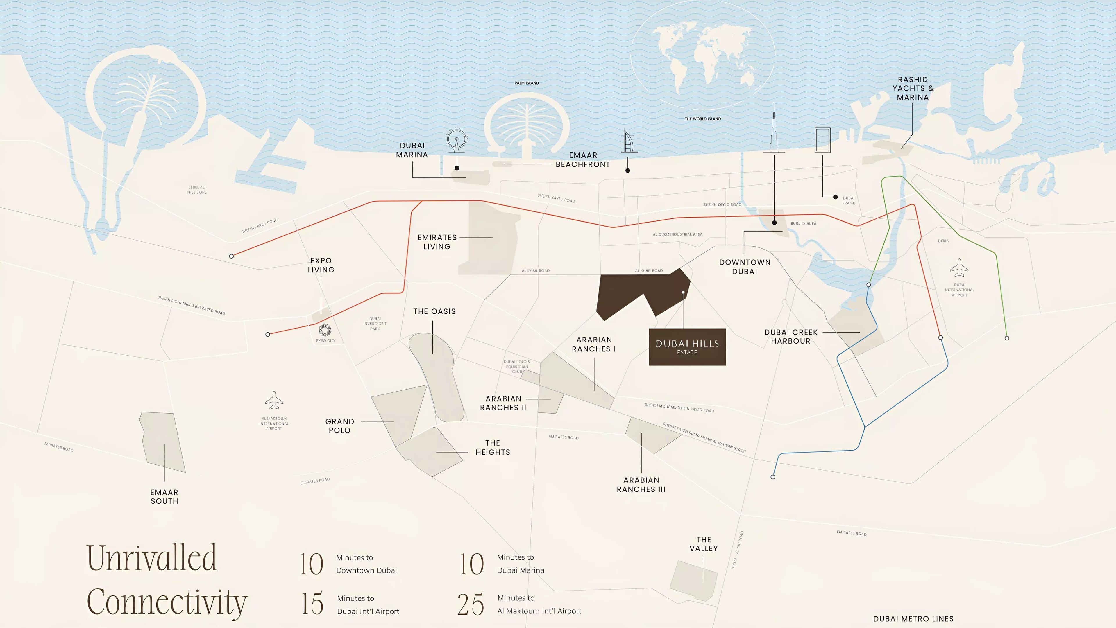 Rosehill by Emaar, Dubai Hills Estate - 1 to 3 Bedroom Apartments