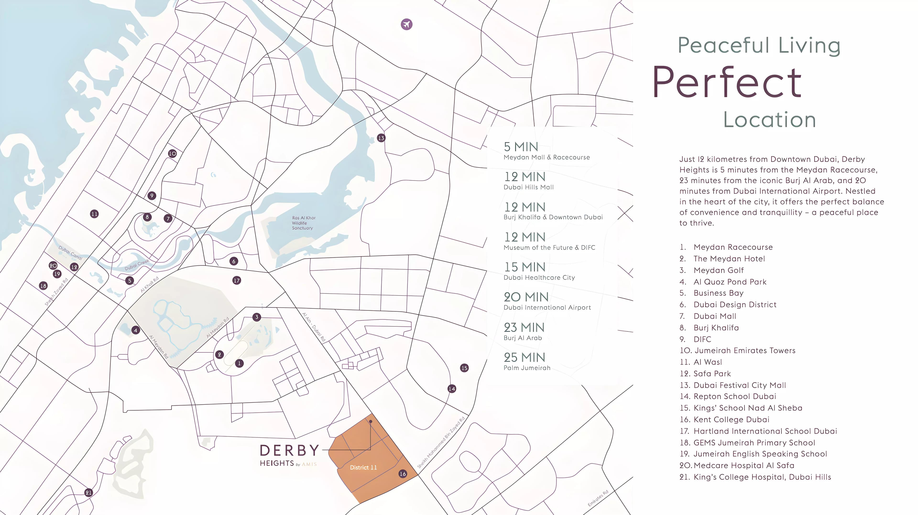 Derby Heights by Amis, Meydan – 1 & 2 Bedroom Apartments