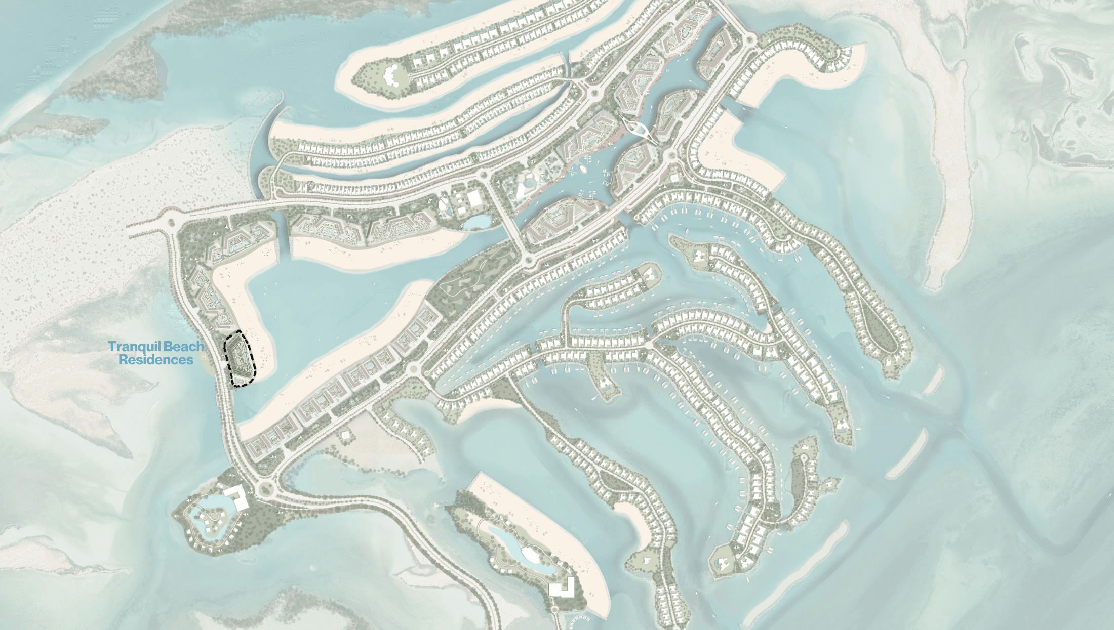 Tranquil Beach Residences By Sobha, Siniya Island – 1 to 3 Bedroom Apartments