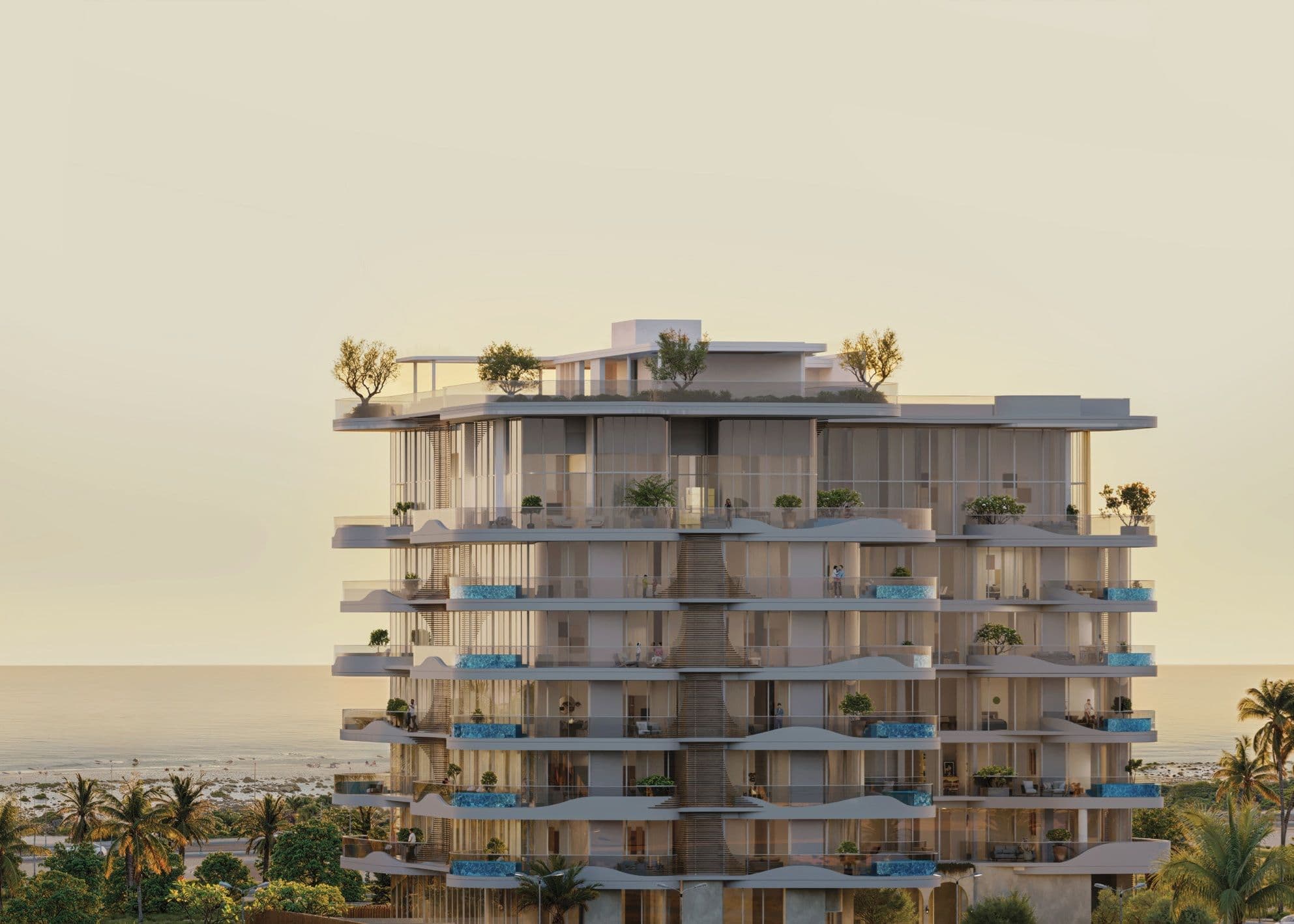 La Perla by BNW, Al Marjan Island – 1 to 3 Bedroom Apartments - Gallery Image 3