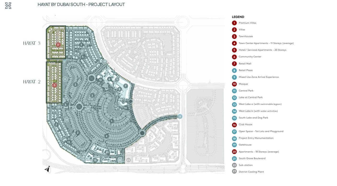 Hayat Phase 3 by Dubai South, Dubai South – 3 to 5 Bedroom Townhouses